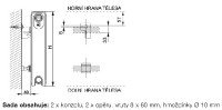 KORADO KORAMONT RADIK Konzola stěnová jednoduchá   Z-U320